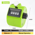 Manual Counter Mechanical Tally Handheld Rotary Clicker Counter | Resettable People Counting Tool
