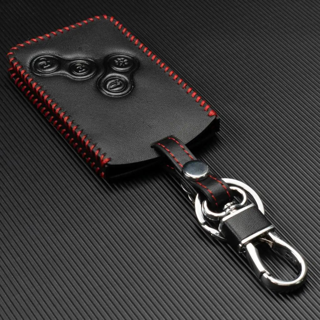 Renault Key Cover Leather 4 Button | XUKEY Car Remote Key Shell Case