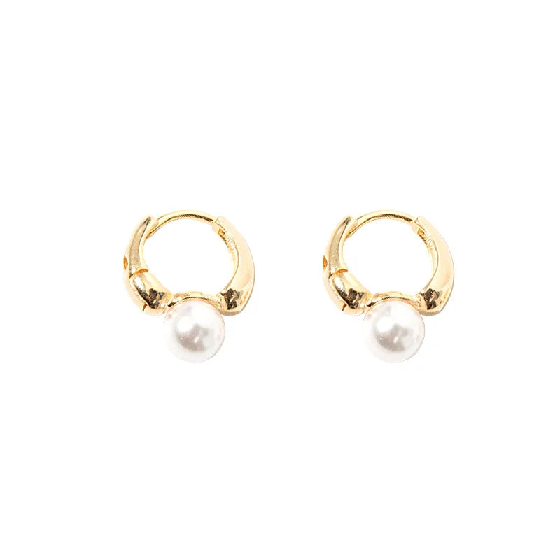 925 Sterling Silver Pearl Stud Earrings for Women | Elegant Wedding Jewelry Gift