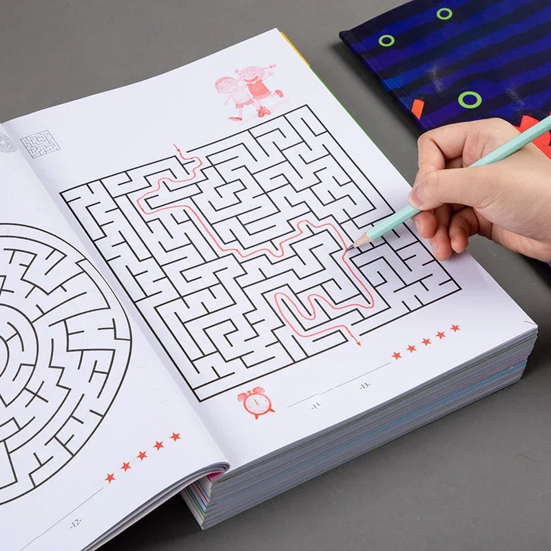 Kid's Maze Game Book | Educational Learning Toy for Concentration Training