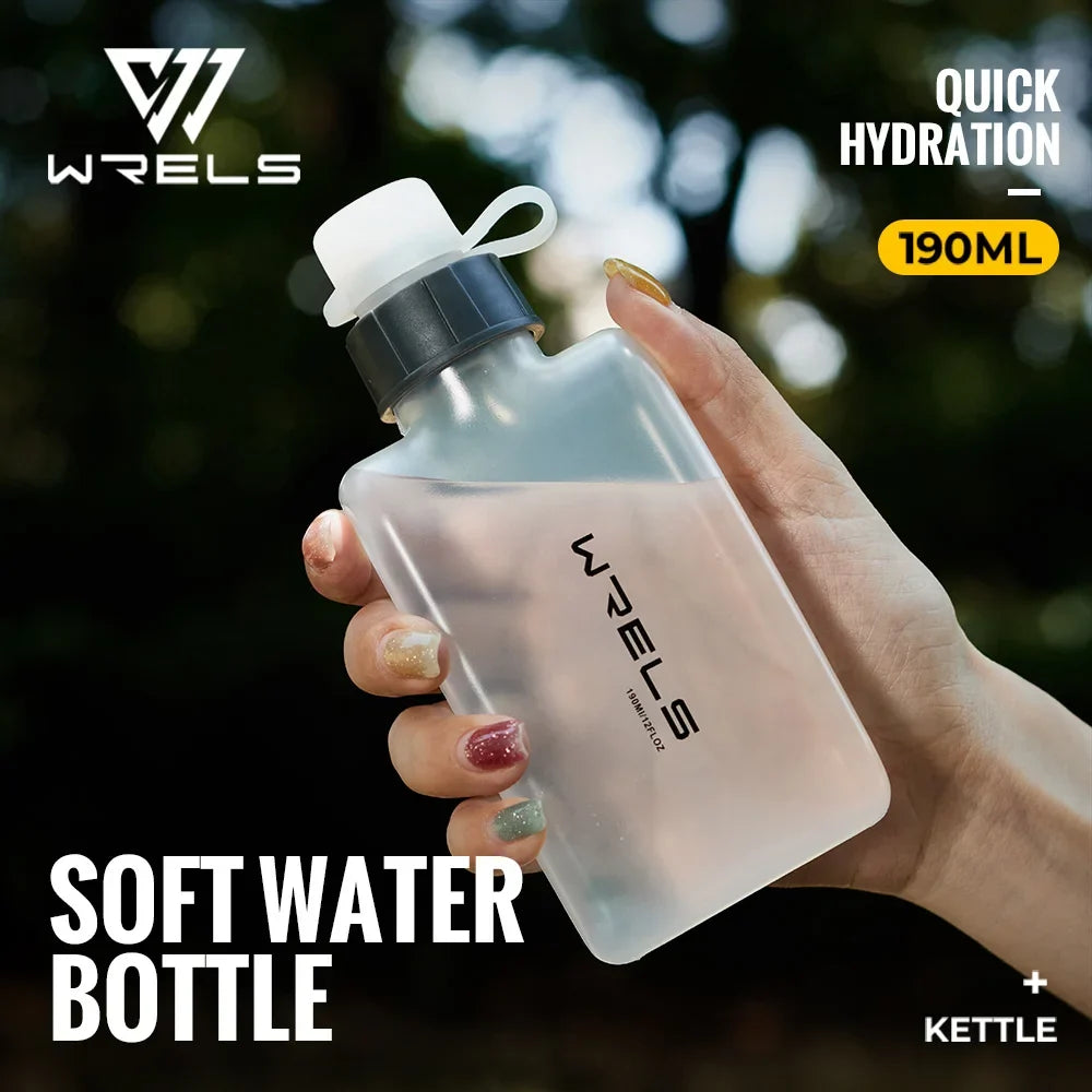 WRELS Curved Waist Water Bottle | BPA-Free Sports Bottle for Running Cycling Travel