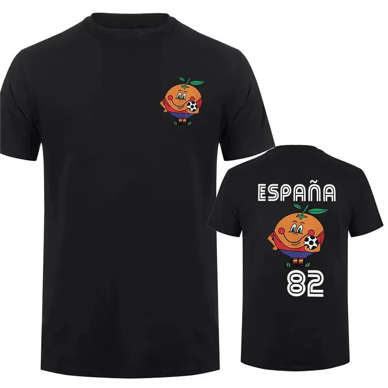 Naranjito Spain 82 Mascot T-Shirt | Retro Soccer Graphic Tee