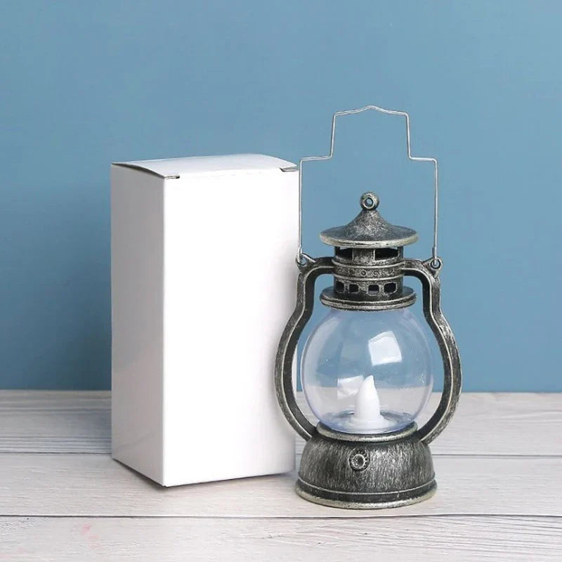Retro Oil Lamp Halloween Lantern | Decorative LED Party Light