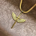Christian Cross Necklace for Men Women | Stainless Steel Religious Pendant Jewelry