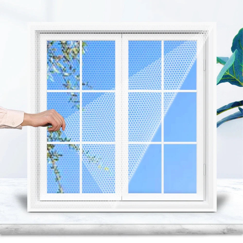 Self-Adhesive Mosquito Net for Windows | Easy DIY Insect Screen