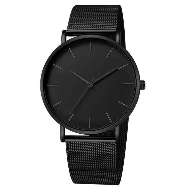 RUNERR Ultra Thin Quartz Watch | Minimalist Business Casual Mesh Strap