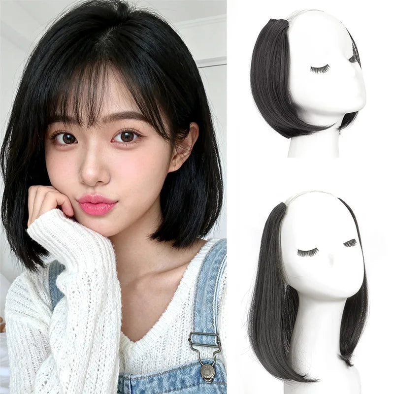 Clip In Hair Pieces for Volume | Straight Synthetic Hair Extensions for Women