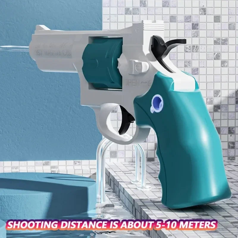 Revolver Water Gun Toys | Summer Outdoor Beach Pool Toy for Kids