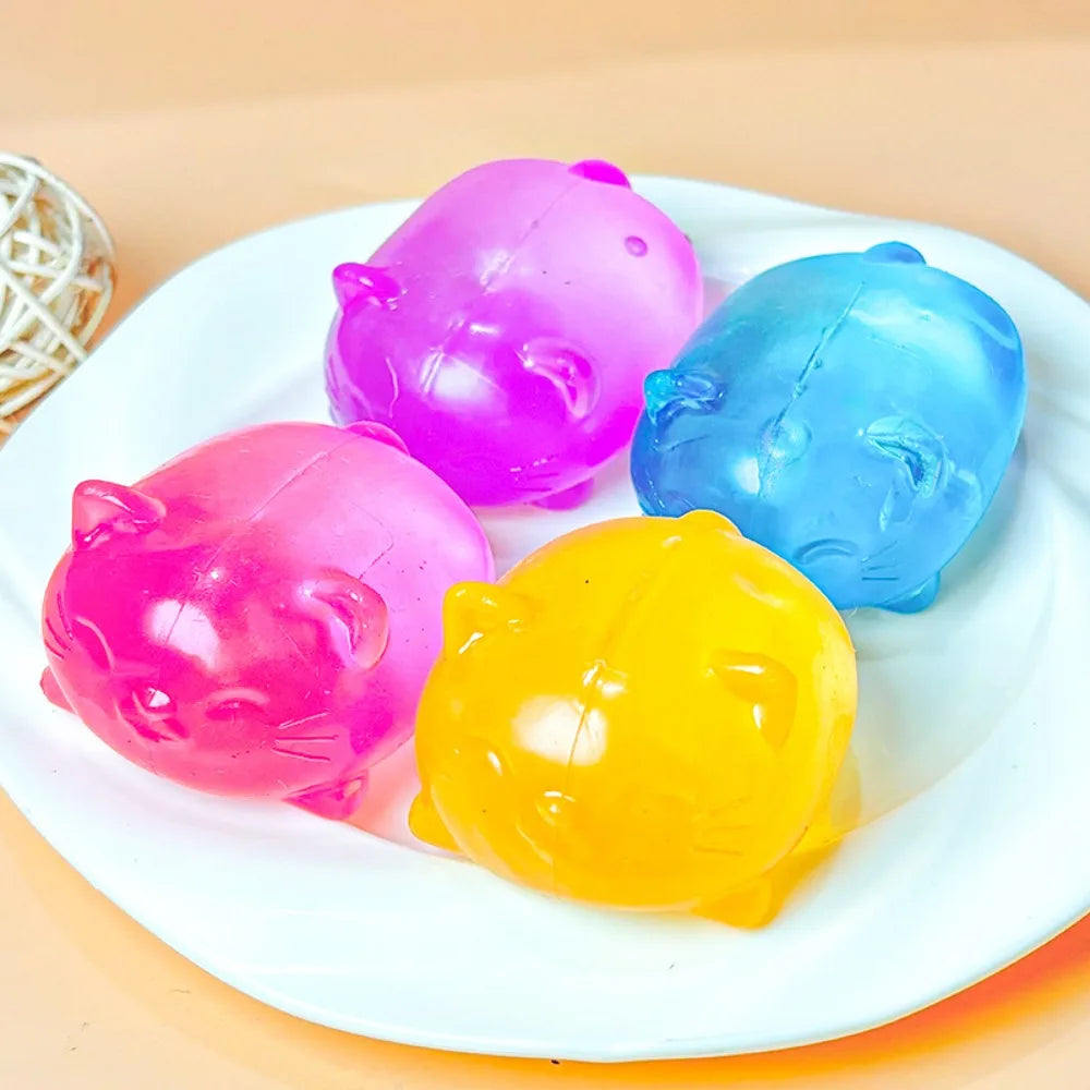Mini Cute Cat Maltose Squishy Toys | Slow Rise Stress Relief Ball