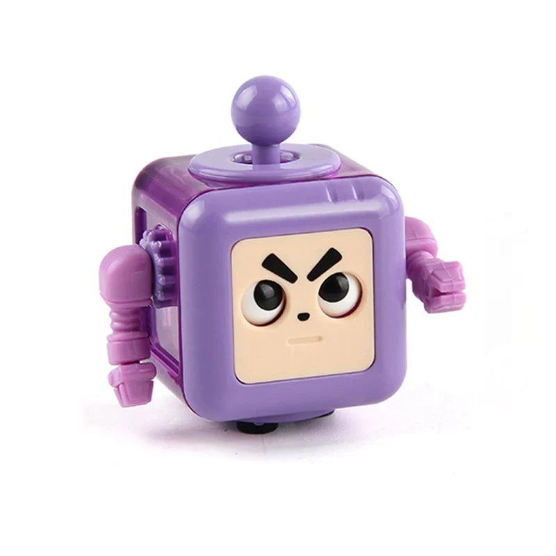 6/12 Sides Rainbow Fidget Cube | Decompression Sensory Toy for Anxiety and ADHD