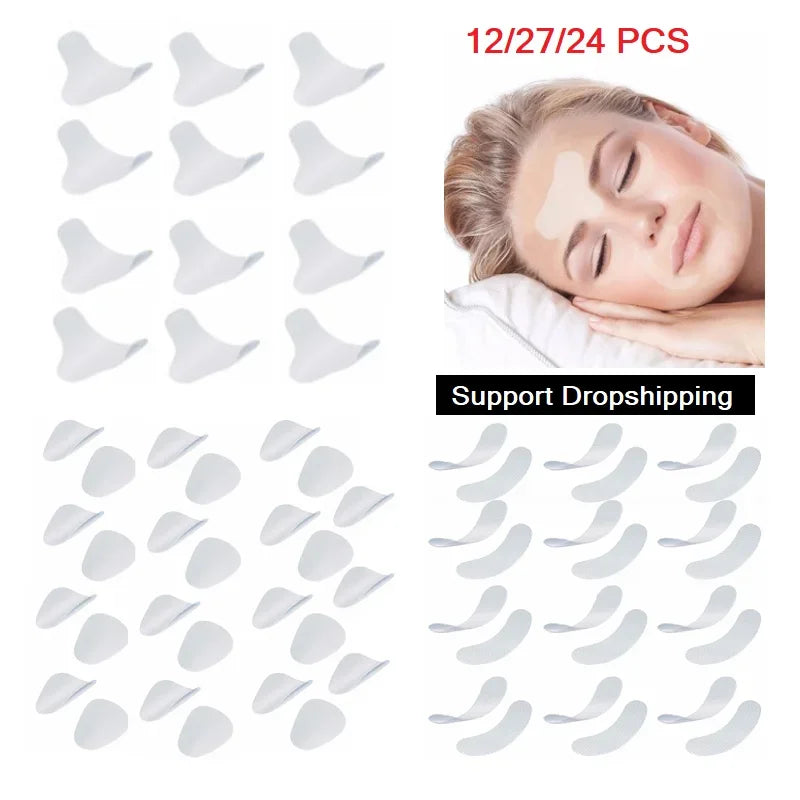 Facial Anti Wrinkle Tape Pads | V-Shape Face Lift and Skin Care Set
