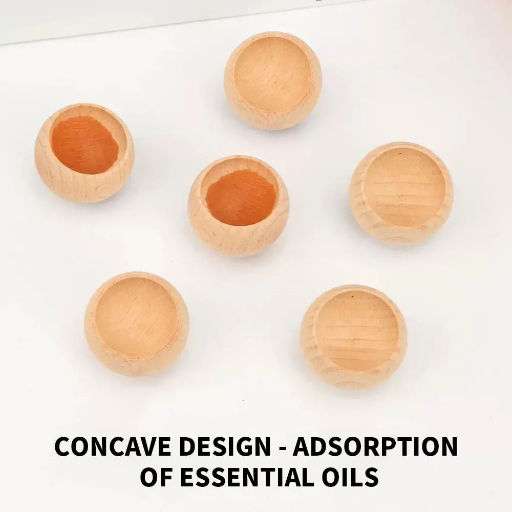 Creative Solid Wood Tumbler Fragrance Expander | Natural Reed Diffuser Set