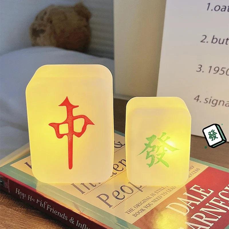 Mahjong Night Light | Soft LED Sleep Light with Eye Protection