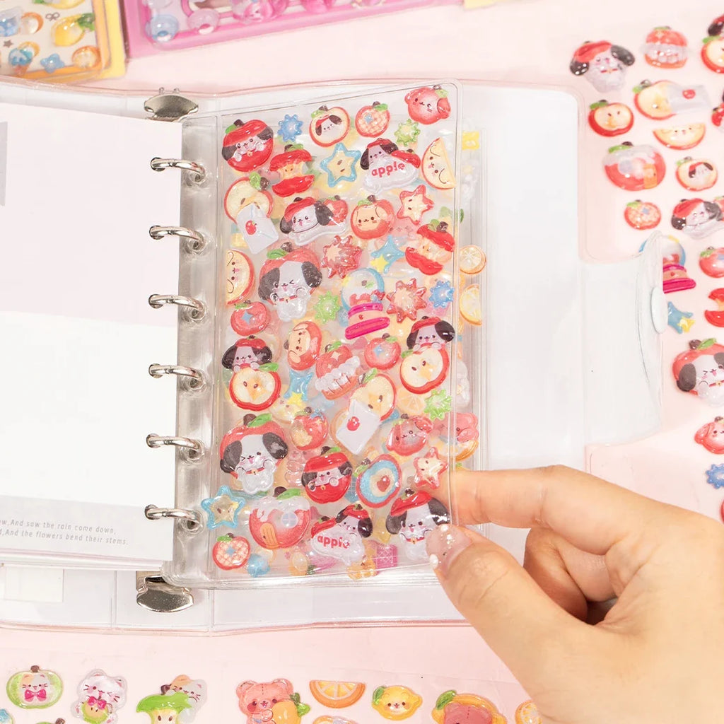 Mr.Paper 3D Relief Bead Stickers | Sweet Candy Party Series Kawaii Decor