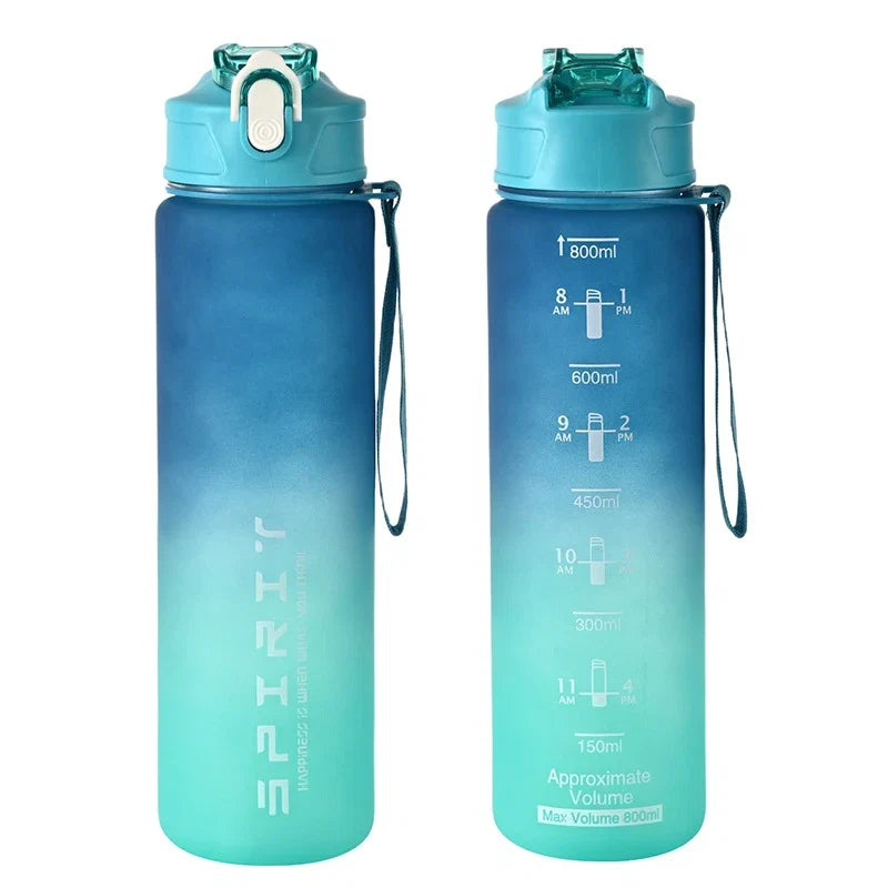Peace 800ml Large Capacity Sports Water Bottle | Leak Proof Plastic Cup for Gym Outdoor Travel