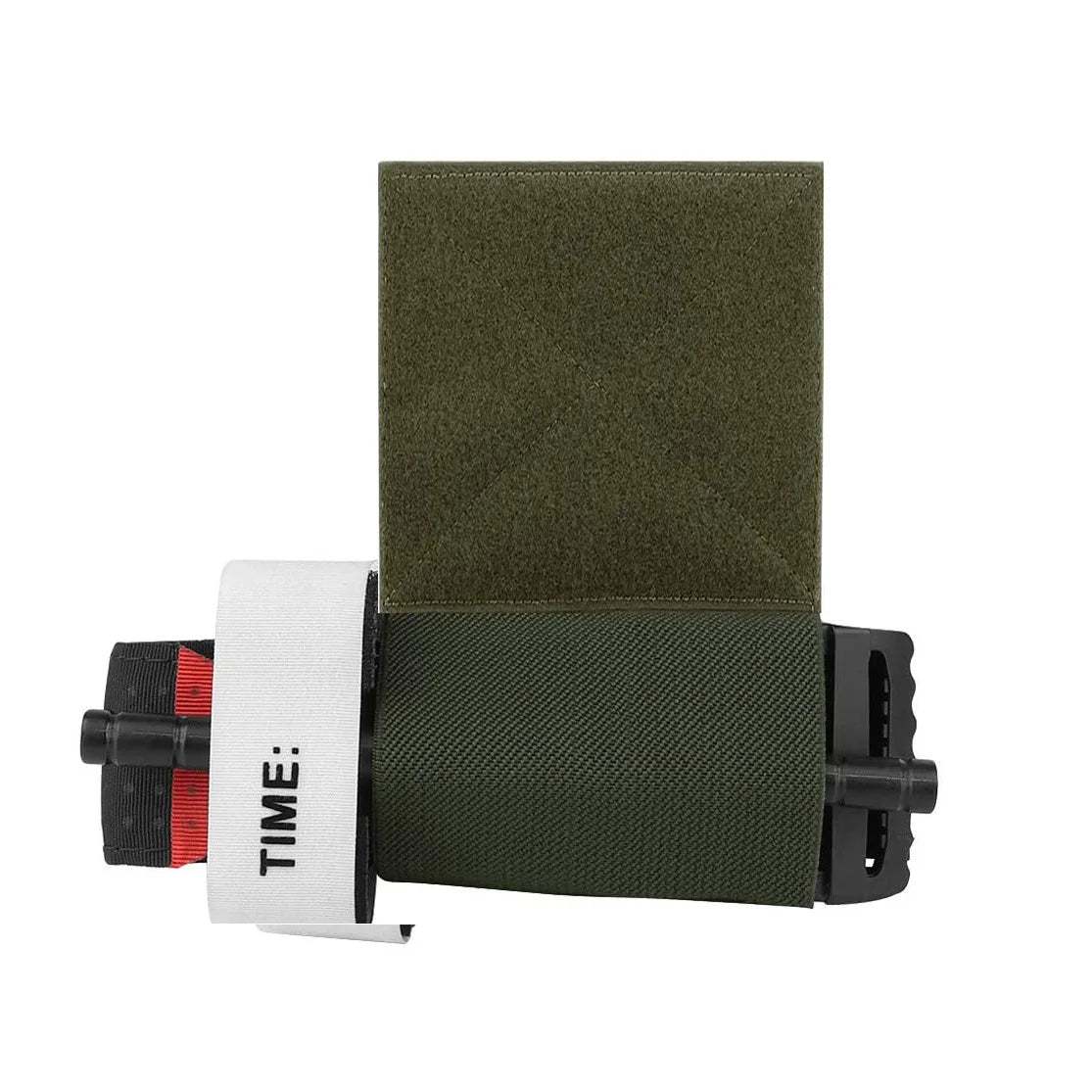 2pcs Elastic Tourniquet Holder with Hook & Loop | Tactical EDC Pouch for Vest, Belt, and Bag