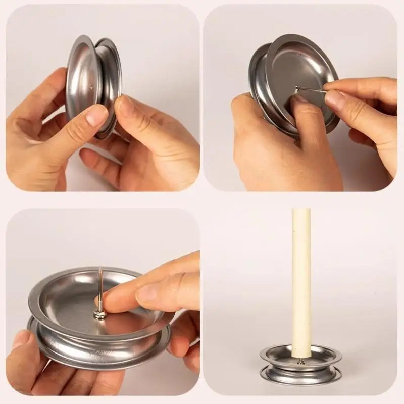 Moxa Stick Holder Tray | Stainless Steel Ash Collection and Mosquito Coil Holder