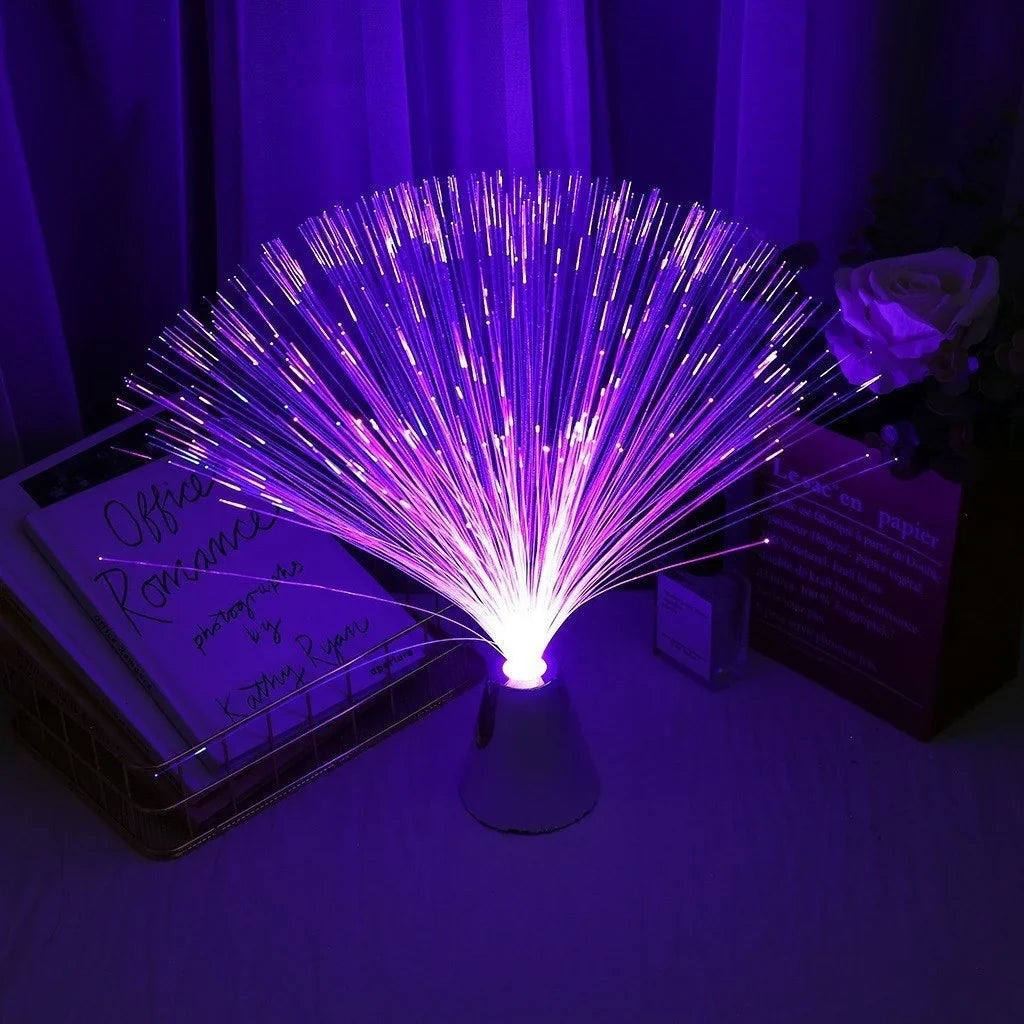 LED Fiber Optic Lamp | Multicolor Star Sky Night Light for Holiday Wedding Centerpiece