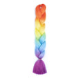 Synthetic Jumbo Braids Hair 24Inch | Ombre Braiding Hair Extensions for Crochet Box Braid Blue Purple