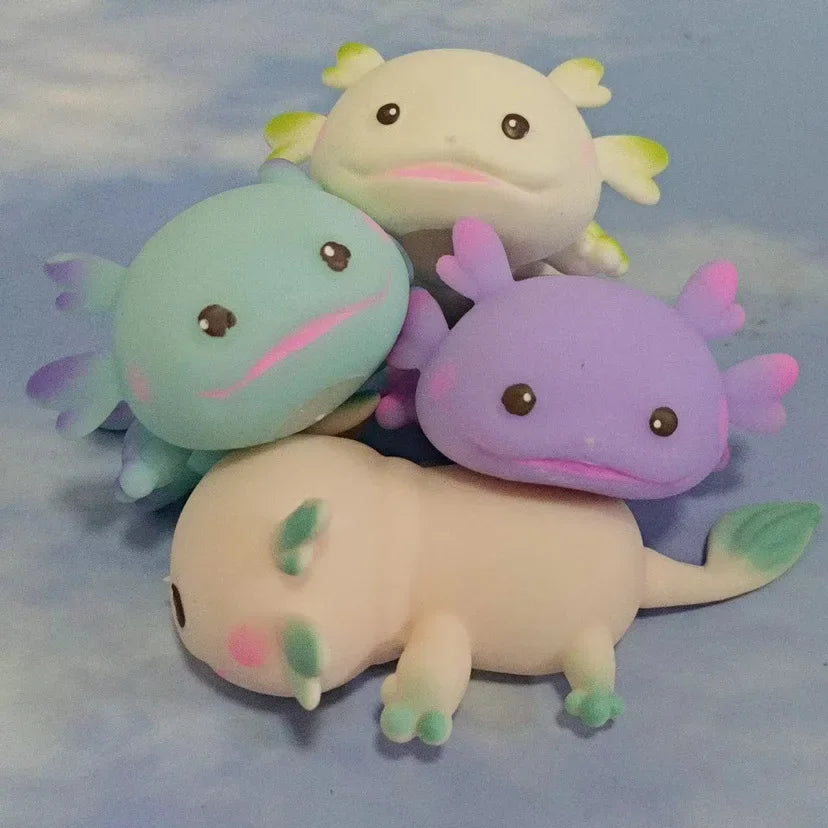 Axolotl Squeeze Ball | Cute Stress Relief Squishy Toy