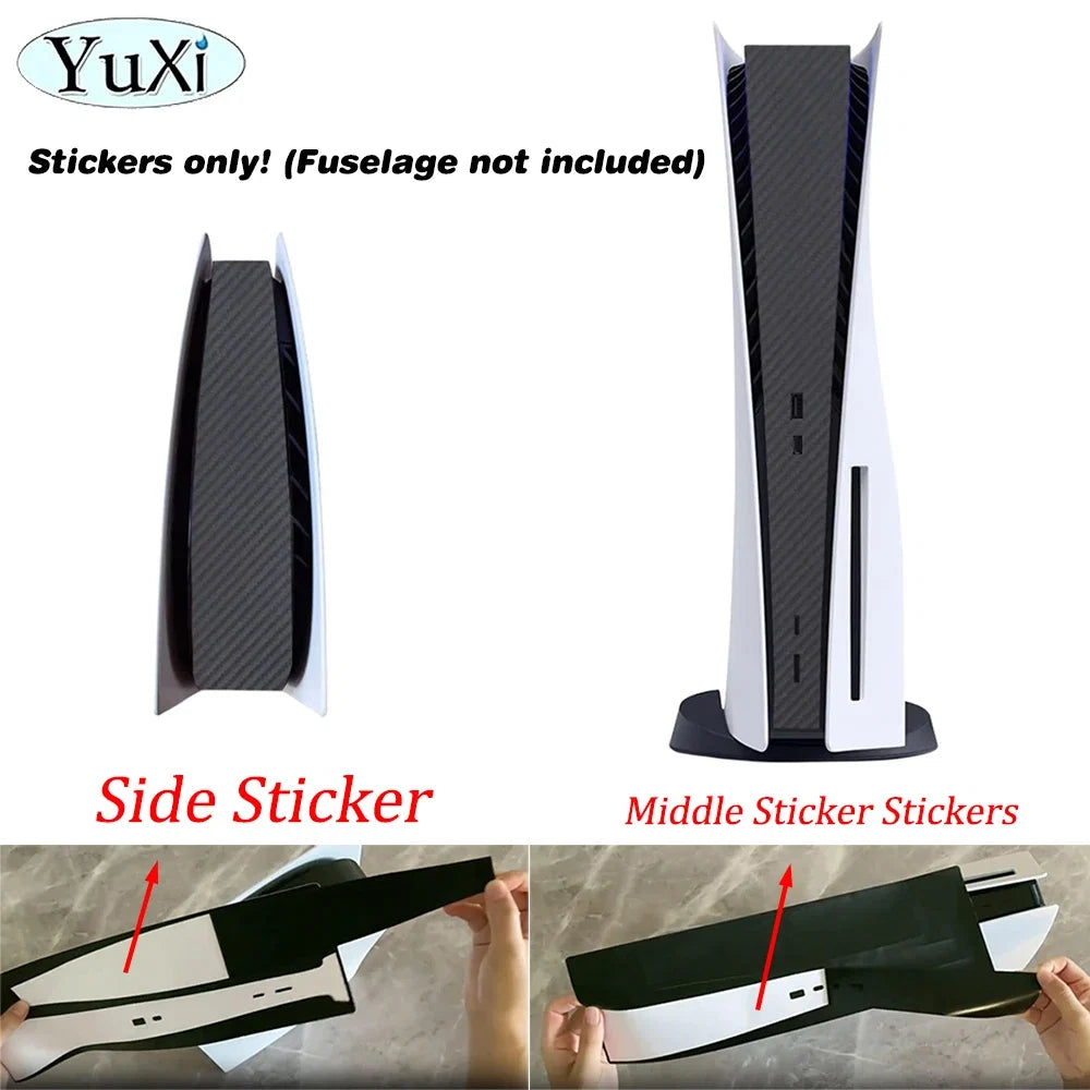 PS5 Middle Side Skin Sticker | Waterproof Decal Cover for PlayStation 5 Disc Console