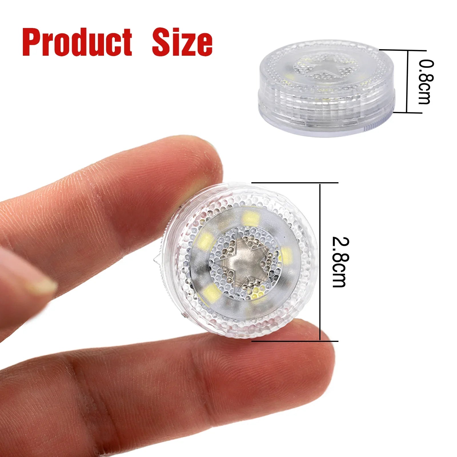 2X LED Touch Light | Portable Car Interior Light and Closet Lamp