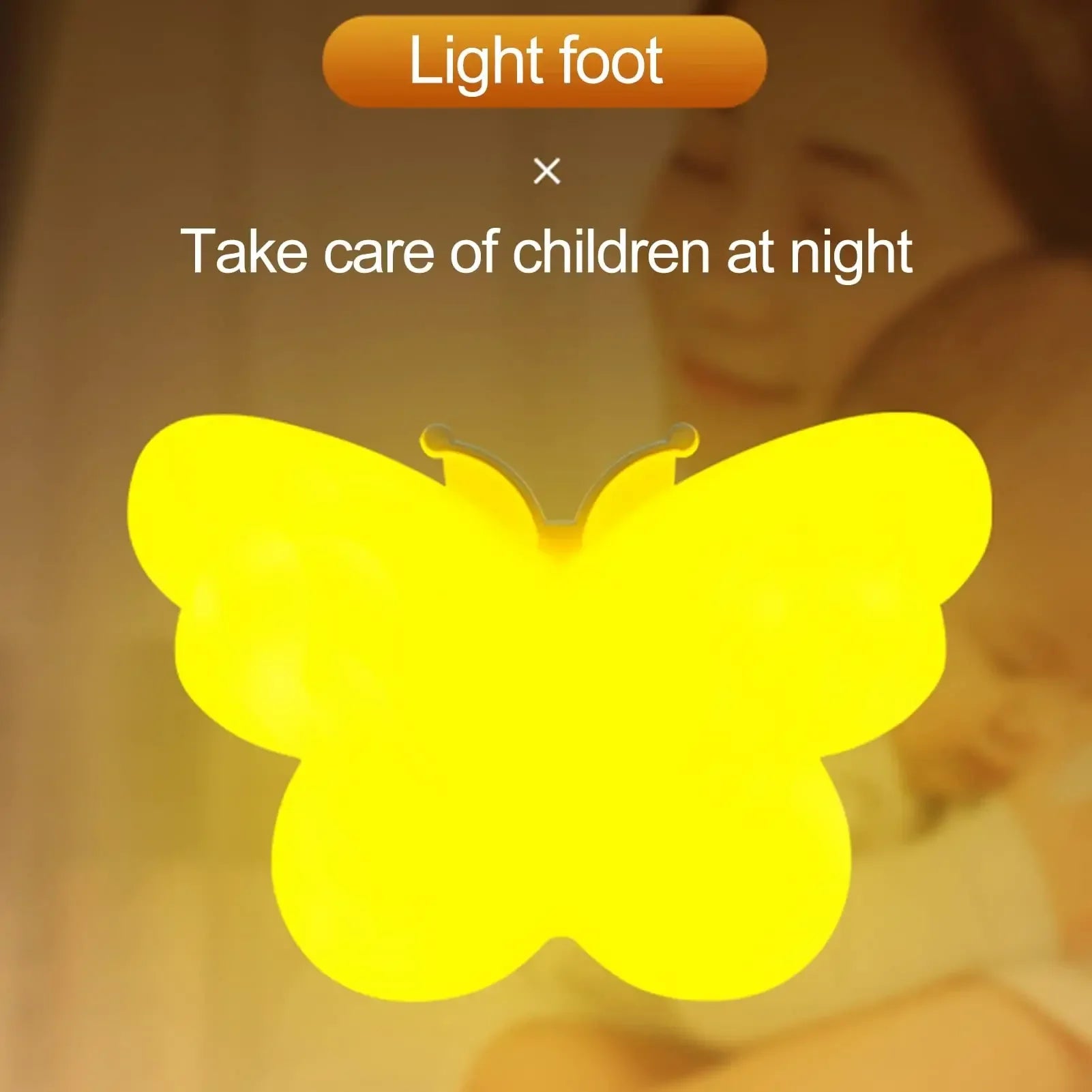 Butterfly LED Night Light | Smart Sensor Plug-in Room Decor