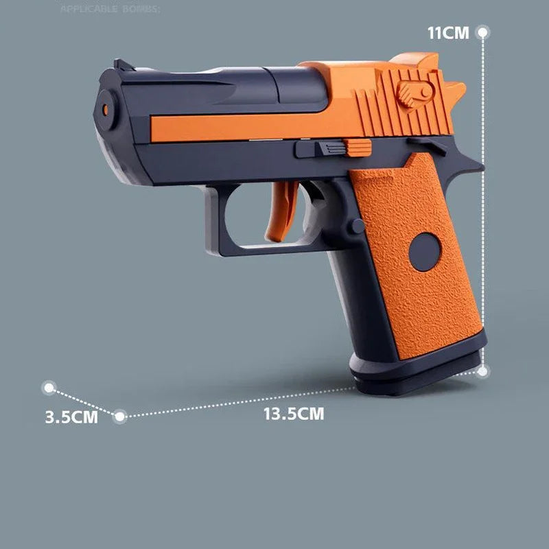 Mini Water Pistol | Mechanical Continuous Firing Water Gun for Summer Pool Shooting Fun