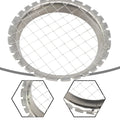 Stainless Steel Round Grid Egg Slicer | Multi-Function Fruit and Vegetable Chopper