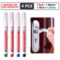 Deep Hole Long Nib Markers for Metal Wood Tile | 8-Pack Waterproof Marking Pens