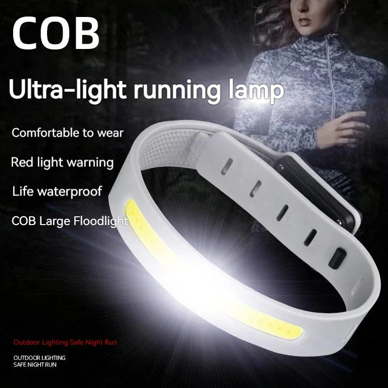 Ultralight COB Running Light Bracelet | Rechargeable Waterproof LED Safety Light
