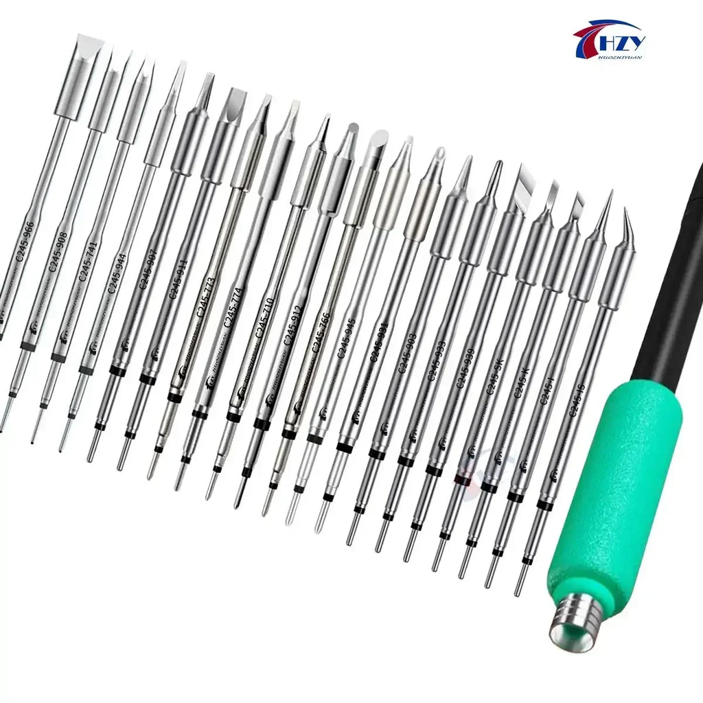 OEM C245 Series Soldering Iron Tips | Universal T245 Handle Soldering Station Tips for Phone Repair