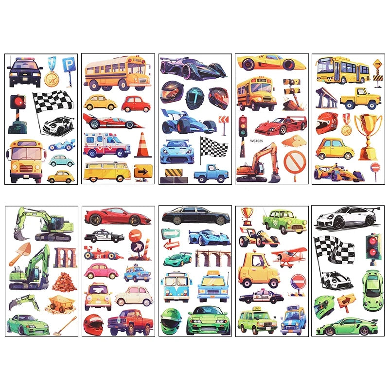 10pcs Soccer Temporary Tattoo Stickers | Kids Birthday Party Favors