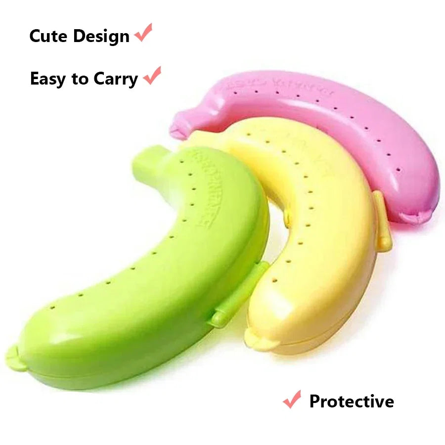 Banana Storage Box for Outdoor Travel | Cute Protective Container