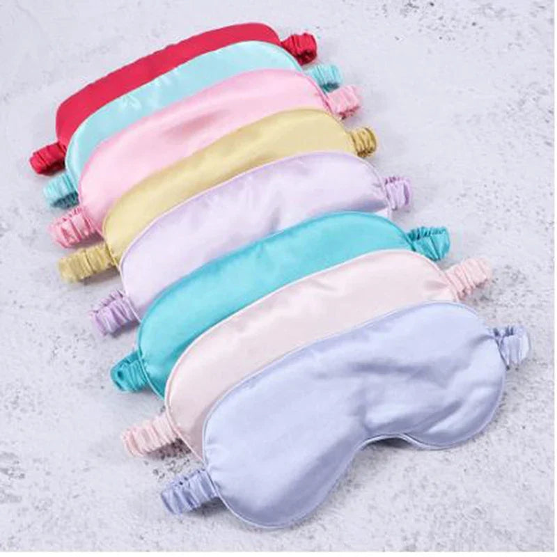 Silk Sleep Eye Mask | Light Blocking Blindfold for Restful Sleep