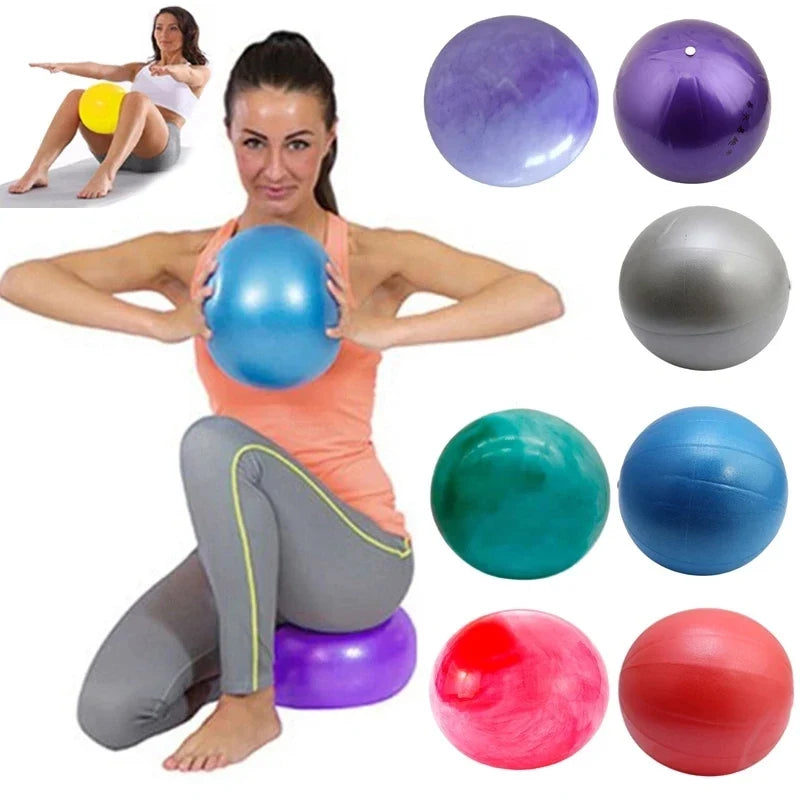25cm Yoga Balance Ball | Small Pilates Ball for Home Fitness Training