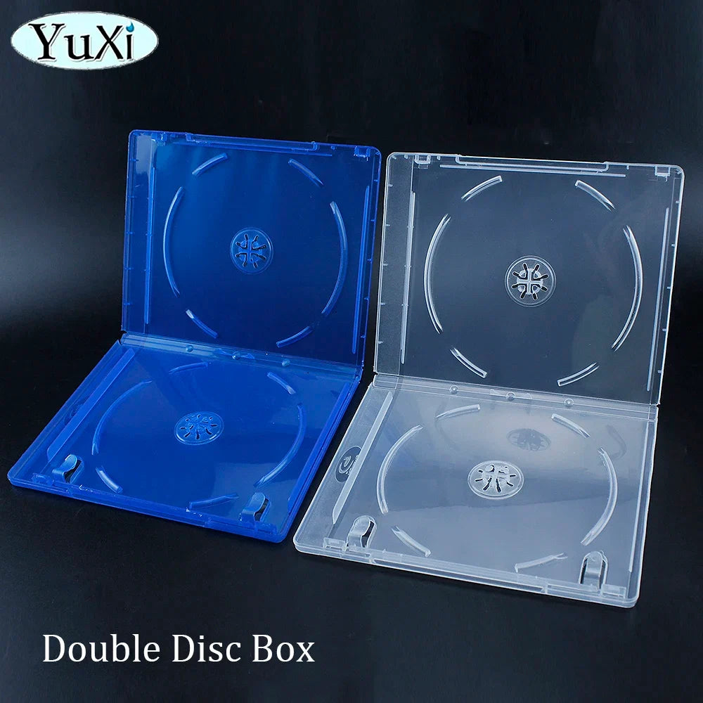 2Pcs Transparent CD DVD Disc Storage Case for PS5 PS4 Game Disk Holder | Protective Box Cover