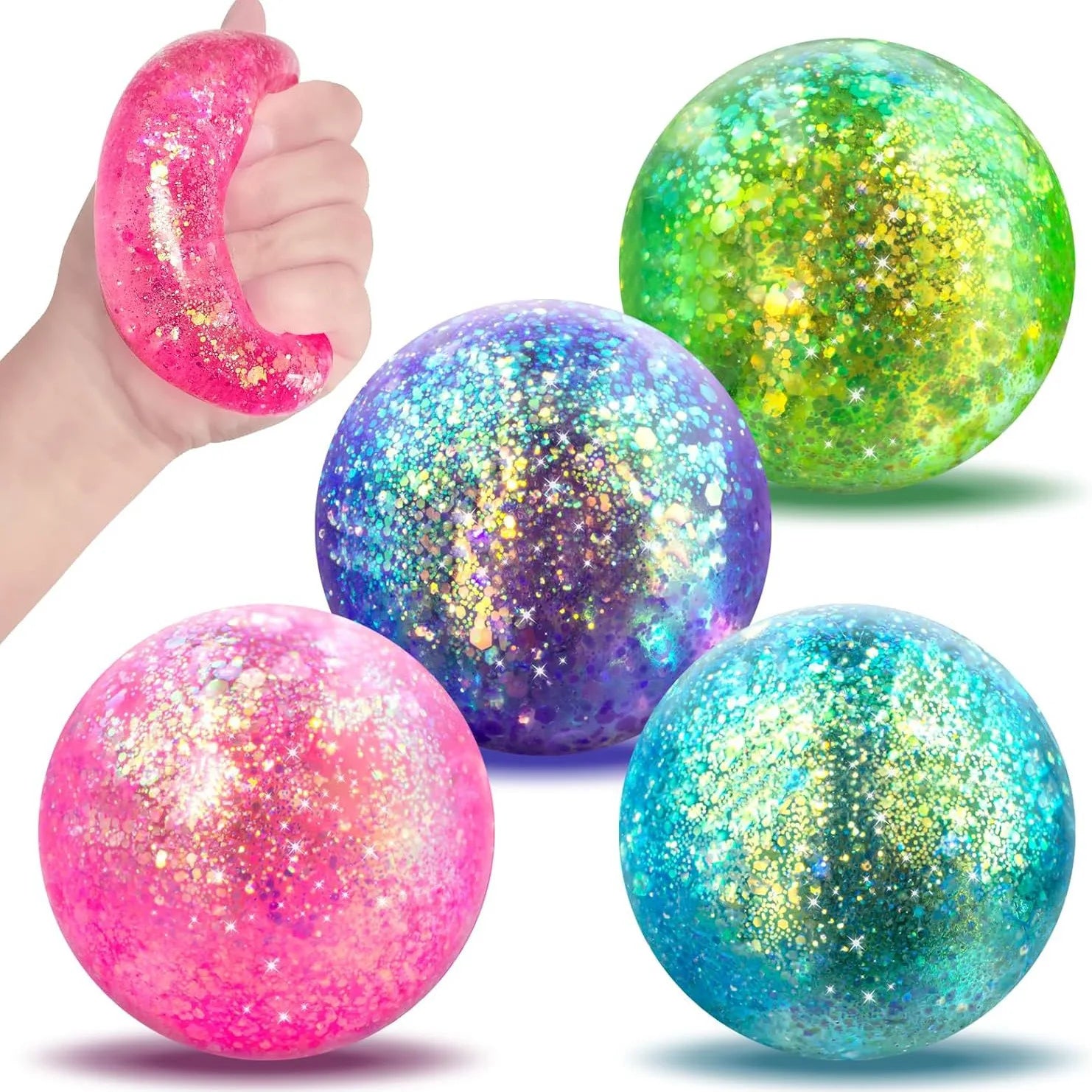 Maltose Colorful Aurora Stress Reliever Toy | Cute Slow Rebound Squeeze Toy for Kids and Adults