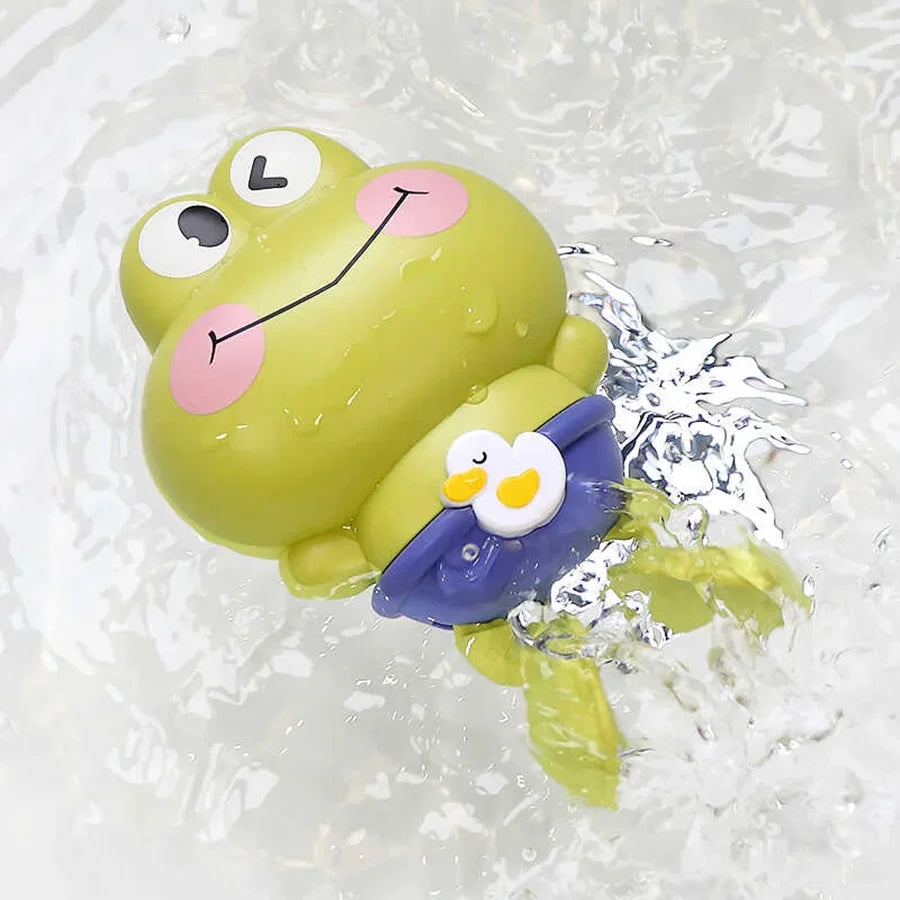 Clockwork Frog Bath Toy | Floating Swim Toy for Kids