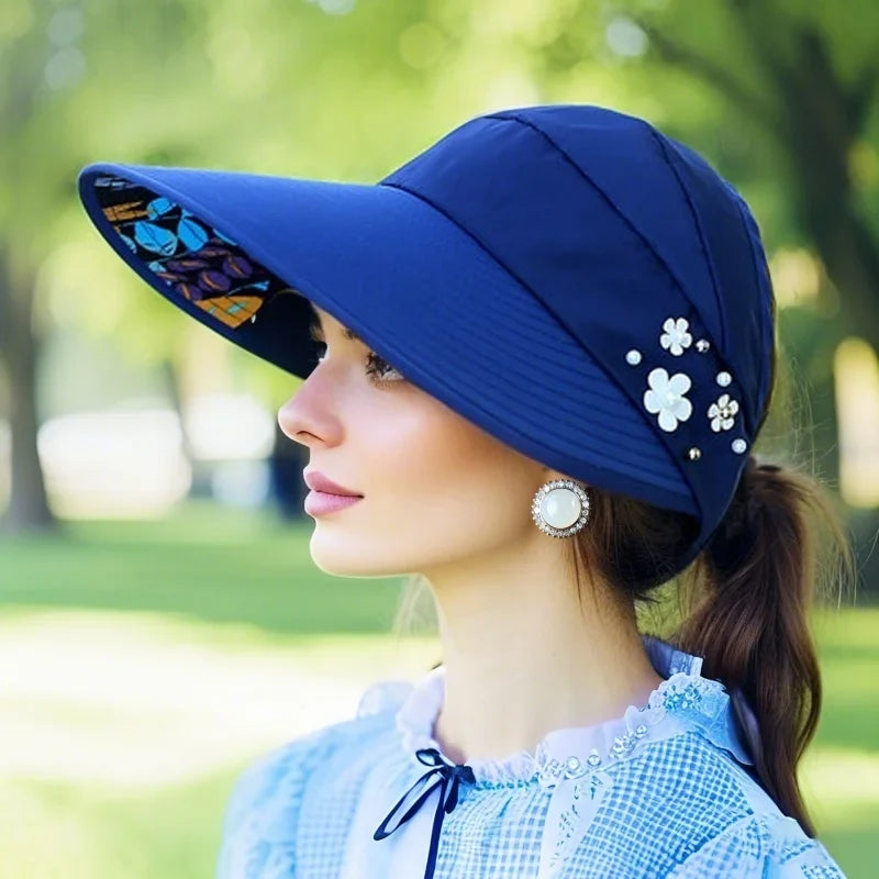 Sun Protection Hat for Women | Foldable UV Guard Visor