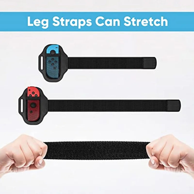 Leg Strap for Switch Sports Soccer | 2-Pack Adjustable Joy-Con Game Accessory