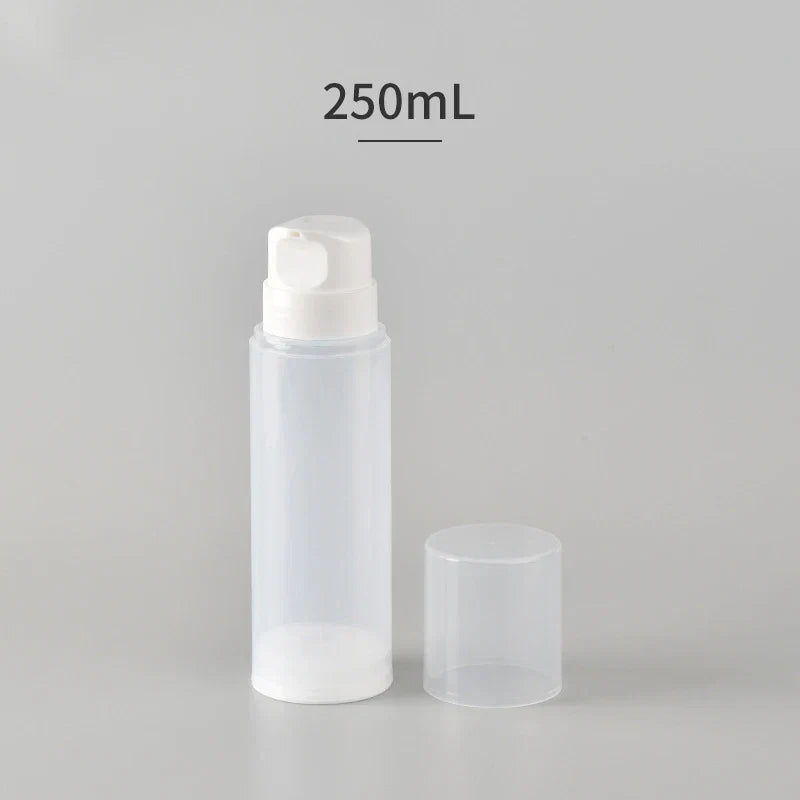 Travel Airless Pump Bottle Set | Leakproof Refillable Lotion Spray Bottles for Travel