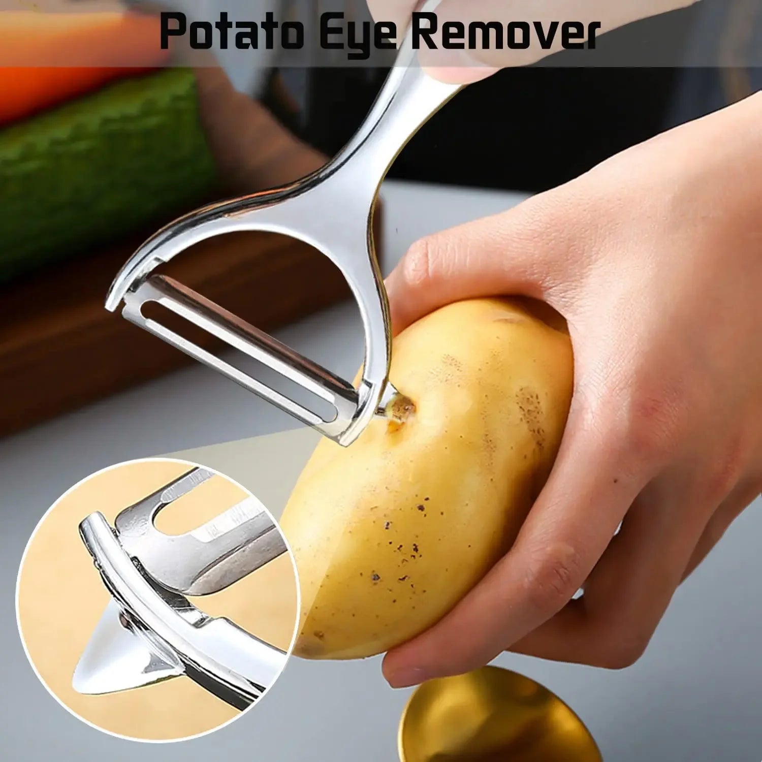 Stainless Steel Vegetable Peeler Set | Multifunctional Kitchen Peeler and Grater