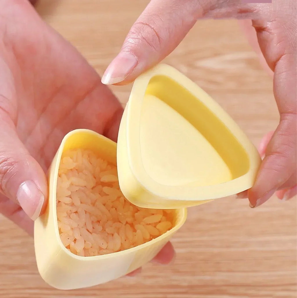 Triangles Sushi Mold Onigiri Maker | Japanese Bento Kitchen Gadget Set