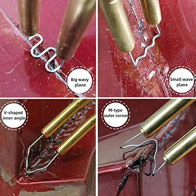Stainless Steel Plastic Welder Hot Rivet Staples | Bumper Welding Staples Kit