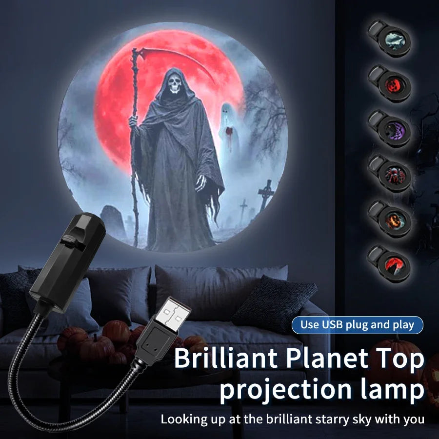 Moon Light Lamp | Projector Night Light for Ceiling Wall Mood Decoration