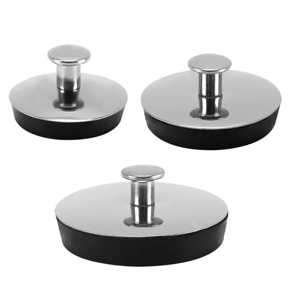 Universal Stainless Steel Sink Plug Drain Stopper | Fits 33-35mm, 43-44mm, 54-55mm Drains