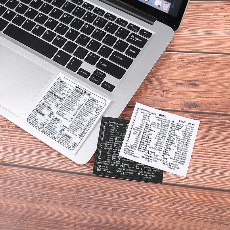 Windows PC Keyboard Shortcut Sticker | Reference Guide for Laptop Desktop