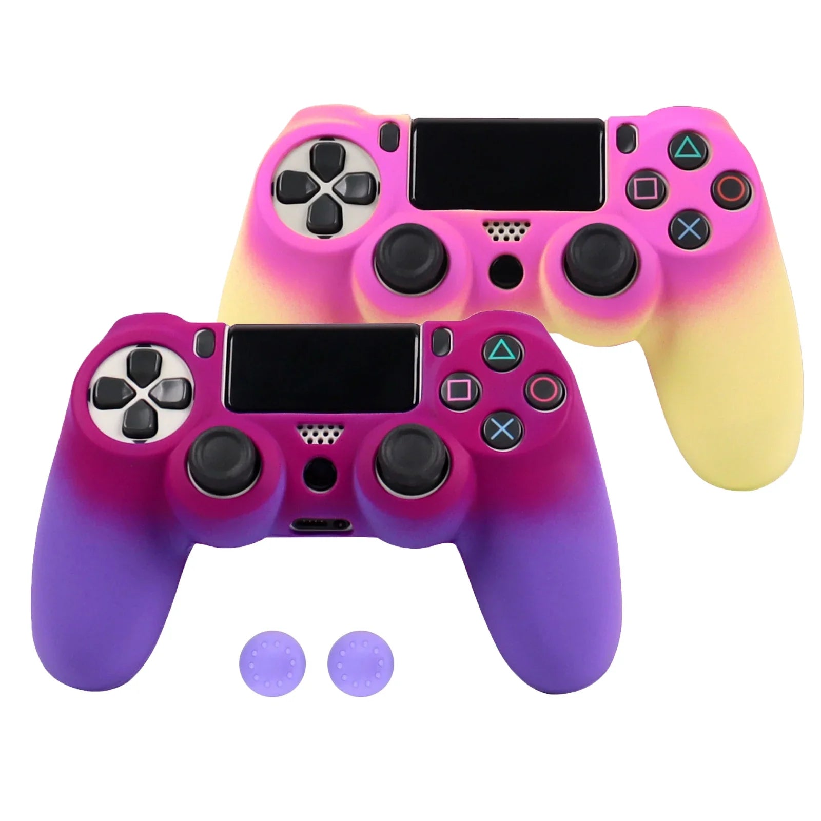 PS4 Controller Silicone Cover | Gradient Protective Case with Trigger Caps