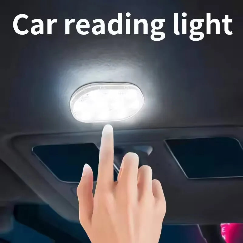 USB Charging LED Touch Light | Mini Wireless Car Interior Lamp for Trunk and Roof